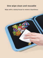 Libro De Dibujo Y Escritura Para Niños Tablero Negro Limpiable Reutilizable Portátil Fácil De Almacenar Con 12 Bolígrafos Juguetes Para Niños - details 39