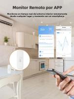 Sensor De Temperatura Y Humedad WiFi Tuya Con Monitorización Remota Por App Compatible Con Alexa Y Google Assistant Para Hogar Inteligente - details 4