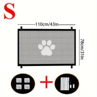 Set De Vallas Para Perros Portátil Plegable Y Transpirable Seguridad De Red Aislada Para Puertas Y Escaleras Fences Para Mascotas - details 10