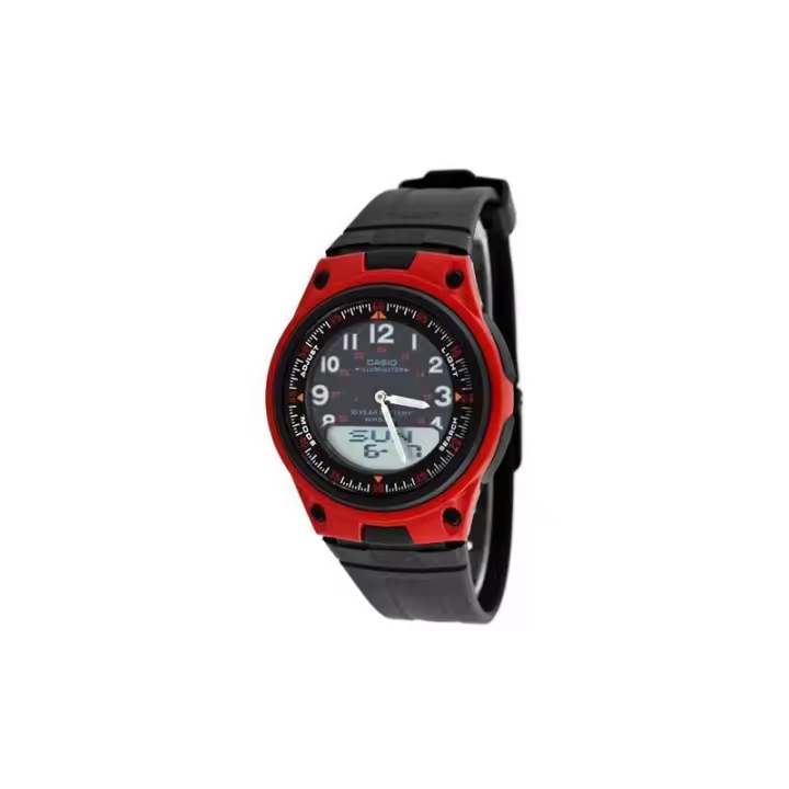 Reloj Casio aw-80-4b Analógico Digital Hombre luz led 50m water resist - 1