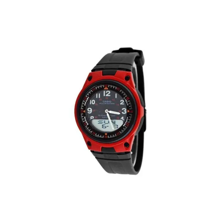 Reloj Casio aw-80-4b Analógico Digital Hombre luz led 50m water resist - 1