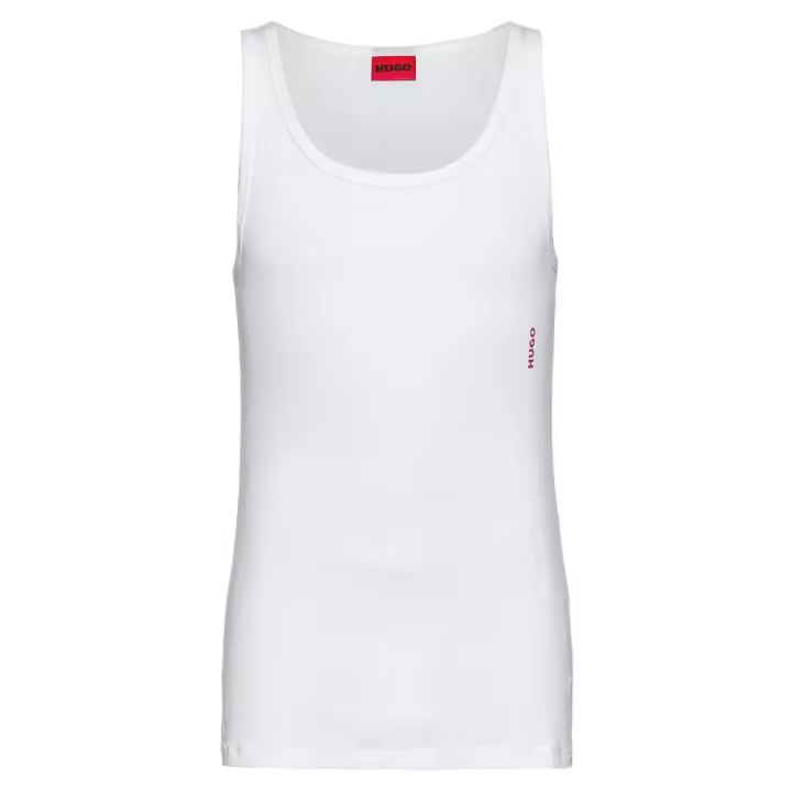 Ropa hombre Camisetas Hugo Camiseta Sin Mangas Blanco - 1