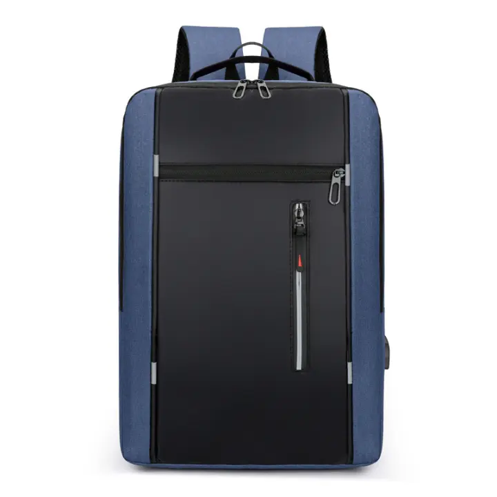 MoChila Negocios Impermeable Para Hombres With USB Capacidad Grande Para Portátil De 15,6 - 1