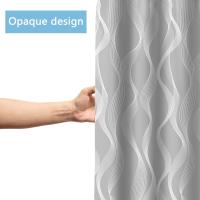 Cortina de Ducha Poliéster, Cortinas de Baño Impermeable con 12 Ganchos para Ducha y Baño 180x200CM - details 6