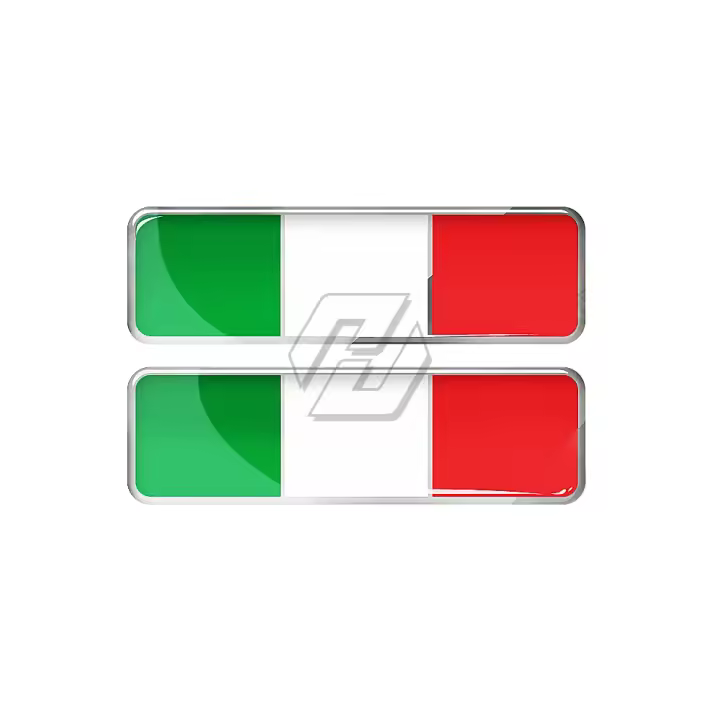 Pegatina 3D De Resina Italiana Para Motocicleta Coche AVT Decalcomanía Para PIAGGIO VESPA Adhesivo De Moto De Alta Calidad - 1