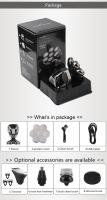 5 En 1 4d hombres recargable cabeza calva máquina de afeitar eléctrica 7 flotante cortador barba nariz oído pelo trimmer hombres limpieza facial cepillo - details 10