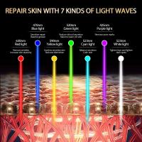 Máscara De Láser LED De Silicona Recargable Para El Rostro Con 7 Colores Terapia Fotónica Belleza Rejuvenecimiento De La Piel Blanqueamiento Levantamiento Facial USB - details 3
