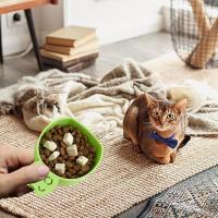 Cuchara para comida en lata para mascotas, cuchara para comida para gatos con mango exclusivo en forma de gato | Cuchara medidora fácil de mantener - details 1