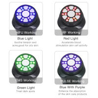 Mini HiFU 4 En 1 EMS Pulso RF Rejuvenecimiento De La Piel Elevación Facial Corriente Eléctrica Tensión Firmado Anti-Edad Dispositivo De Belleza LED - details 12