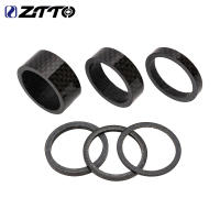 ZTTO 5pcs Separadores De Bicicleta UltraLigeros Fibra De Carbono 1mm/2mm/3mm/5mm/10mm/15mm Goma De Sellado Para Cabeza De Rueda Y Horquilla - details 0