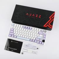 Teclado Mecánico AJAZZak820pro Con Pantalla Tres Modos Personalizable RGB Iluminación Intercambiable De Una Tecla Slotted Para Número Y Tablet - details 14