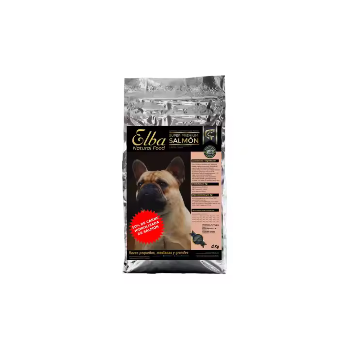 Pienso 50% salmón hidrolizado. 100% natural. Elba Natural Food Salmón - 1