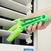 Cepillo De Limpieza Para Ventanas Y Aire Acondicionado De Coche Con Microfibra Limpiador De Ventanas Cortina Cepillo Para Limpiar Salidas De Ventilación - details 2