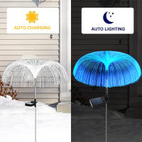 Luces De Jardín LED Solar Decoración De Medusa Impermeables Para Camino Exterior Lámpara Solar Moderna De ABS IP65 - details 2