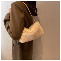 Bolso De Hombro Mini De Pelo Falso De Moda Suave Y Fluffy Bolso Cruzado Con Cadena Bolsa Mensajera Para Mujer - details 5