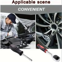 Juego De Herramientas De Motocicleta 46 Piezas Con Llaves De Destornillador De 1/4 Pulgada Herramienta Métrica Para Motocicleta Y Reparación De Automóviles - details 4