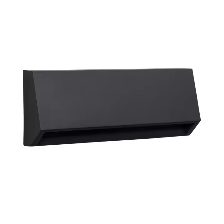 Ledkia Baliza Exterior LED 3W Superficie Pared Rectangular Antracita Tunez 2700K Blanco Cálido - 1