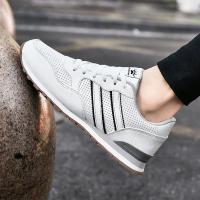 Zapatos De Correr Clásicos Para Hombres 2024 Mocasines Deportivos Ligeros De Cuero Transpirables Y Cómodos Para Exterior Y Casual - details 17