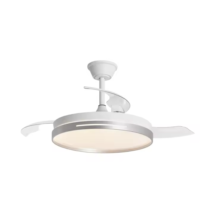 LEDSTOREPLUS VENTILADOR MINI TOGO METAL PLATA 40CMS 3 PALAS SILENCIOSO 20db VERANO/INVIERNO - 1