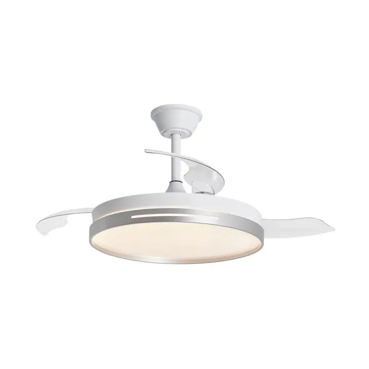 LEDSTOREPLUS VENTILADOR MINI TOGO METAL PLATA 40CMS 3 PALAS SILENCIOSO 20db VERANO/INVIERNO - 1