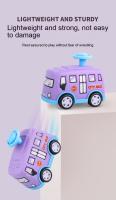 Juguete Educativo Para Niños Coche De Resbalón Inercia Azul Para Interacción Padre-Hijo Interior Juguetes De Taxi Avión Autobús Escala 1:32 Regalo De Cumpleaños - details 4