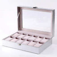 Caja De Relojes Organizador De 20 Slots En Cuero PU Para Hombres Caja De Exhibición De Relojes Regalo Con 61012 20 Espacios - details 5