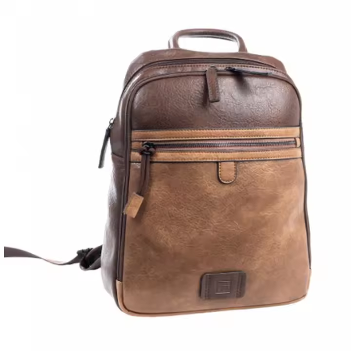 Mochila Portaordenador 11,5" Marrón - Matties Bags - Ideal para Hombres - Bolsa de Viaje - Compartimentos Espaciosos - Material Duradero - Tamaño: 27x36x9 cm - 1