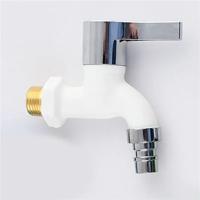 Conector Rápido De Agua Para Jardín Y Balcón Tapa Macho Montaje En Pared Fregadero De Máquina De Lavar Plástico Con Hilo Macho - details 1