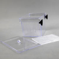 Acuario De Acrílico Para Cría Y Aislamiento Caja De Reproducción Para Pececitos Incubador De Semillas Soporte Para Peces Fry - details 7