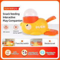 Máquina De Alimentación Interactiva Para Perros Y Gatos Pequeño Pato Amarillo Juguete Antideslizante Para Alimentar a Los Cachorros - details 6