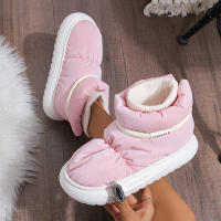 Botas De Piel De Sisal Gruesa Y Antideslizantes Para Mujer Invierno 2024 Nuevas Impermeables Con Suela Gruesa Y Lining De Peluche Botines De Tobillo Cálidos Y Lindos En Colores Variados Talla 36-41 - details 4
