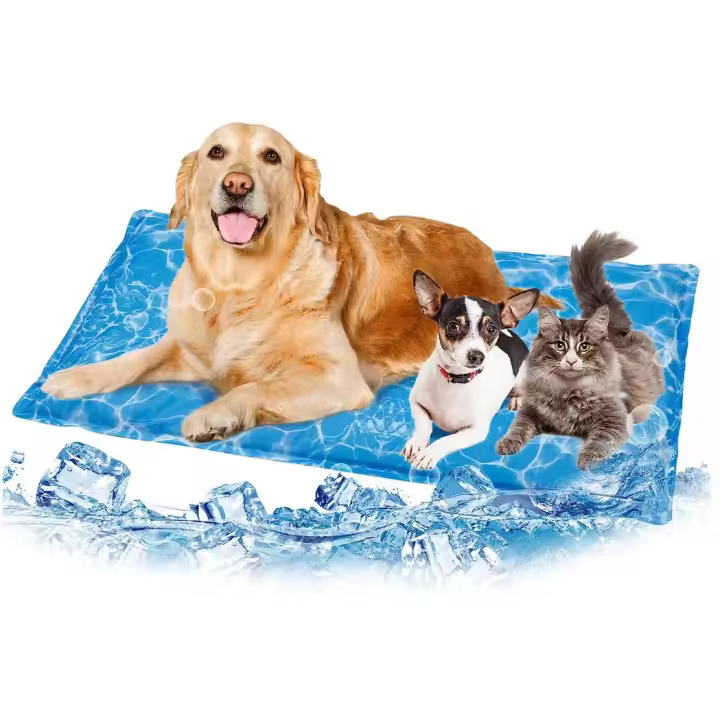 Alfombrilla refrescante perro manta refrescante almohadilla de frio para perros gatos cama refrescante mascota resistente verano - 1