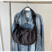 Bolso De Hombro De Nylon Nueva Diseño En Niche Color Sólido Con Pliegues Bolso Cruzado Versátil Para Uso Casual En Clase Y Comuting - details 37