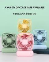 Ventilador pequeño de escritorio para el hogar y la Oficina, miniventilador portátil de tres velocidades con Usb, silencioso y Simple, ideal para el verano - details 7