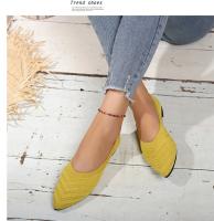 Zapatillas Planas De Puntera Punzante Para Mujer En Color Sólido Zapatos Slip on Transpirables Y Casuales Ballet Loafers - details 16