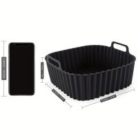 Silicona Air Fryer Almohadillas Reutilizables Antideslizante Fácil De Limpia Herramientas De BBQ Para Cocina Saludable Microondas Y Horno - details 3