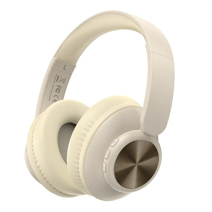Auriculares de alta resolución duradero, Bluetooth subwoofer 5,3, Sonido Estéreo, auriculares supraaurales para Oficina, Ports y Corre - 1