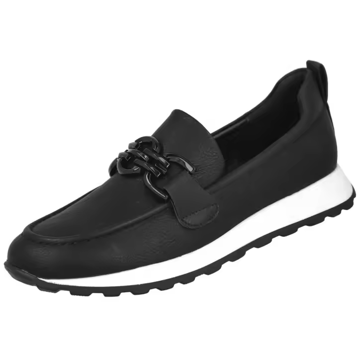Shoes Zapatos Planos marca Azarey para mujer en color negro - 1