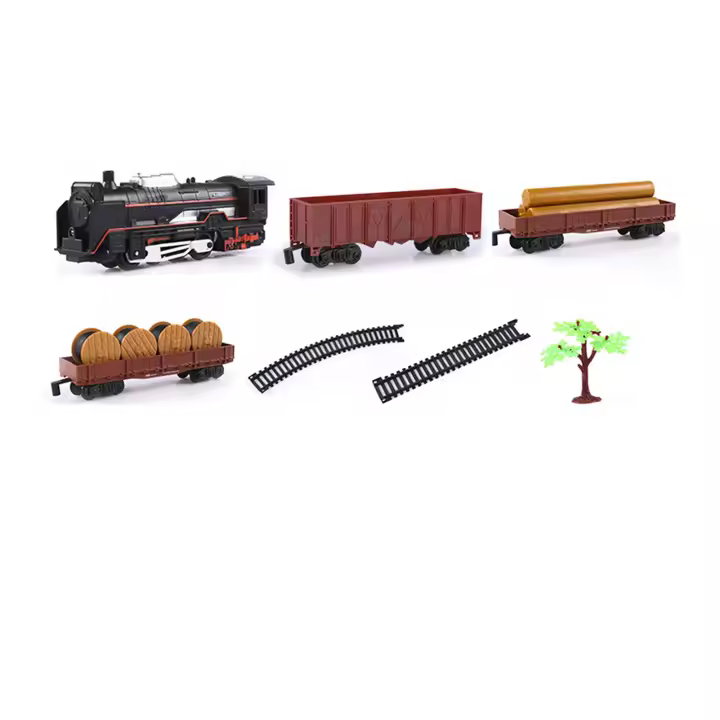 Tren De Ferrocarril Clásico Con Motor De Agua Vapor Para Niños Juguete De Modelo De Simulación Con Vías De Playset Operado Por Batería Regalo Ideal Para Edad 7-12 Años - 1