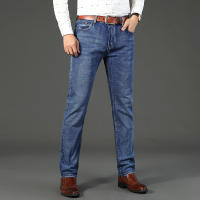 Wthinlee Jeans Para Hombre Negocios Casual Stretch Denim Azul Y Negro Trasero Recto Moda Primavera Verano Ropa De Marca - details 9