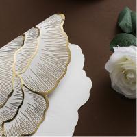 1pc Creativo Peony Estilo Nórdico Tapete De Mesa Decorativo Con Estampado Dorado PVC Antideslizante Impermeable Aislante De Calor Para El Hogar - details 3