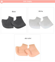 Protector De Talón De Silicona Gel Para Alivio Del Dolor De Fascitis Plantar Y Roturas De La Piel De Los Dedos Del Pie Almohadillas De Talón Cómodas Y Transpirables Para El Cuidado De Los Pies - details 2
