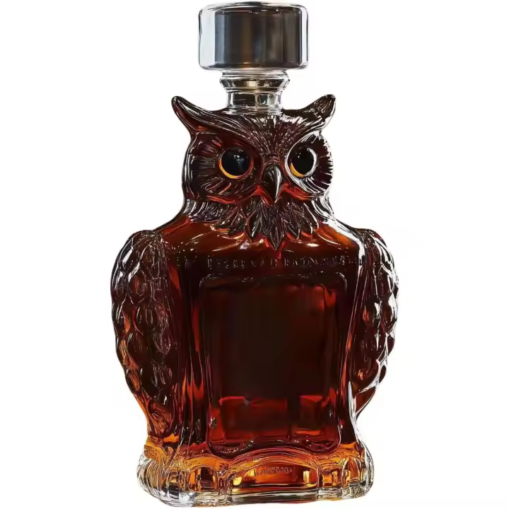 Botella de whisky con forma de vida silvestre 2025, divertido decantador de whisky, regalo para hombres, papás y esposos, vasos de whisky grabados únicos, decoración de bar para amantes del whisky. - 1