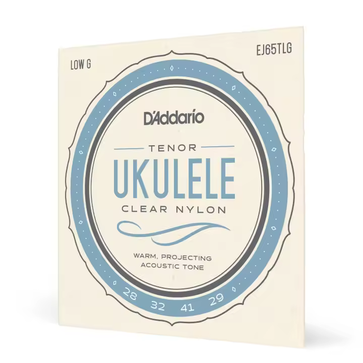 D'Addario EJ65TLGPro-Arté Custom Extruded Nylon Ukulele Strings, Tenor Low-G. Code. EJ65TLG - 1