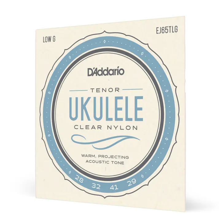 D'Addario EJ65TLGPro-Arté Custom Extruded Nylon Ukulele Strings, Tenor Low-G. Code. EJ65TLG - 1