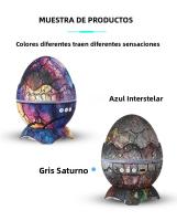 Proyector De Galaxia Dinosaurio Huevo Luz Nocturna Bluetooth Control Remoto Timer Ruido Blanco Decoración Para Habitación - details 22