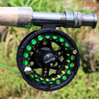 Carrete De Pesca Al Fly Sougayilang CNC-machinado Gran Arborescencia 2+1BB 1:1 Accesorios De Pesca Al Fly Serie 500 - details 16
