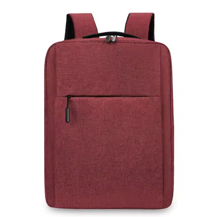 Mochila Versátil De 15.6 Pulgadas De Alta Calidad En Tela Oxford Negro Gris Rojo Azul Mochila De Negocios Para Hombre Y Mujer Bolsa De Computadora Lavable - 1
