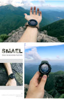 Reloj Digital SMAEL Para Hombre Resistente Al Agua Deportivo Pantalla Grande LED Con Alarma Y Calendario Reloj De Pulsera Masculino SL-1237 - details 2