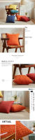 Funda De Cojín De Lino Y Algodón Naranja Impermeable Para Sofá Decoración Del Hogar Sala De Estar Fundas De Cojines Nórdicas - details 0